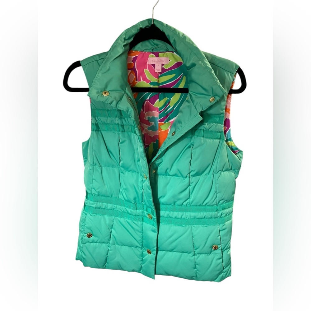 Lilly Pulitzer Kate Puffer Vest-S
